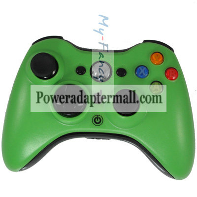 Green Wireless Remote Controller Glossy for Microsoft Xbox 360